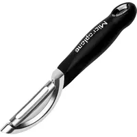 Microplane Profi Schäler Sparschäler L 18,5 cm Schwarz Edelstahl