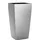 LECHUZA Cubico 22 Komplettset 22 x 22 x 41 cm silber metalic