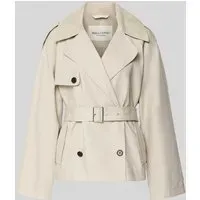 Marc O'Polo Regular Fit Trenchcoat aus Baumwoll-Lyocell-Mix, Beige, 44