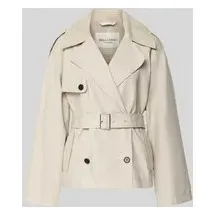 Marc O'Polo Regular Fit Trenchcoat aus Baumwoll-Lyocell-Mix, Beige, 44