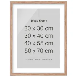 Bilderdepot24 Bilderrahmen Eiche beige 30x45 cm 1 St.