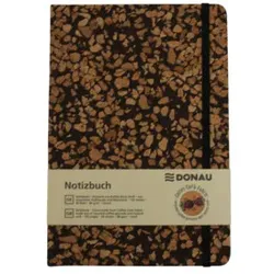 Notizbuch A5 Recycling Kaffee-Kork-Stoff DONAU 1350107-02