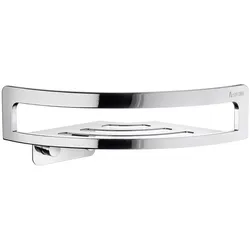 Smedbo Sideline Eckseifenkorb, einfach 20,5 x 20,5 cm DK3055, Accessoires, chrom