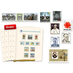 Die letzten Briefmarken der DDR – ausgegeben in D-Mark-Währung!