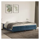 vidaXL Boxspringbettgestell 200 x 200 cm Dunkelblau