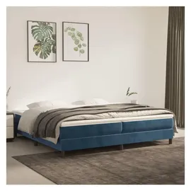 vidaXL Boxspringbettgestell 200 x 200 cm Dunkelblau