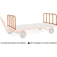 rollcart transportsysteme Rollcart 2 Stahlrohrwände 2500x1250 mm
