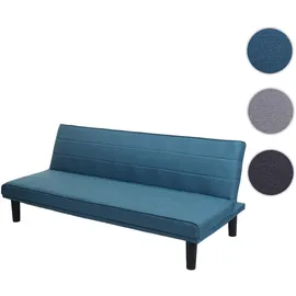 MCW Schlafsofa Stoff 2-Sitzer Türkis/Blau