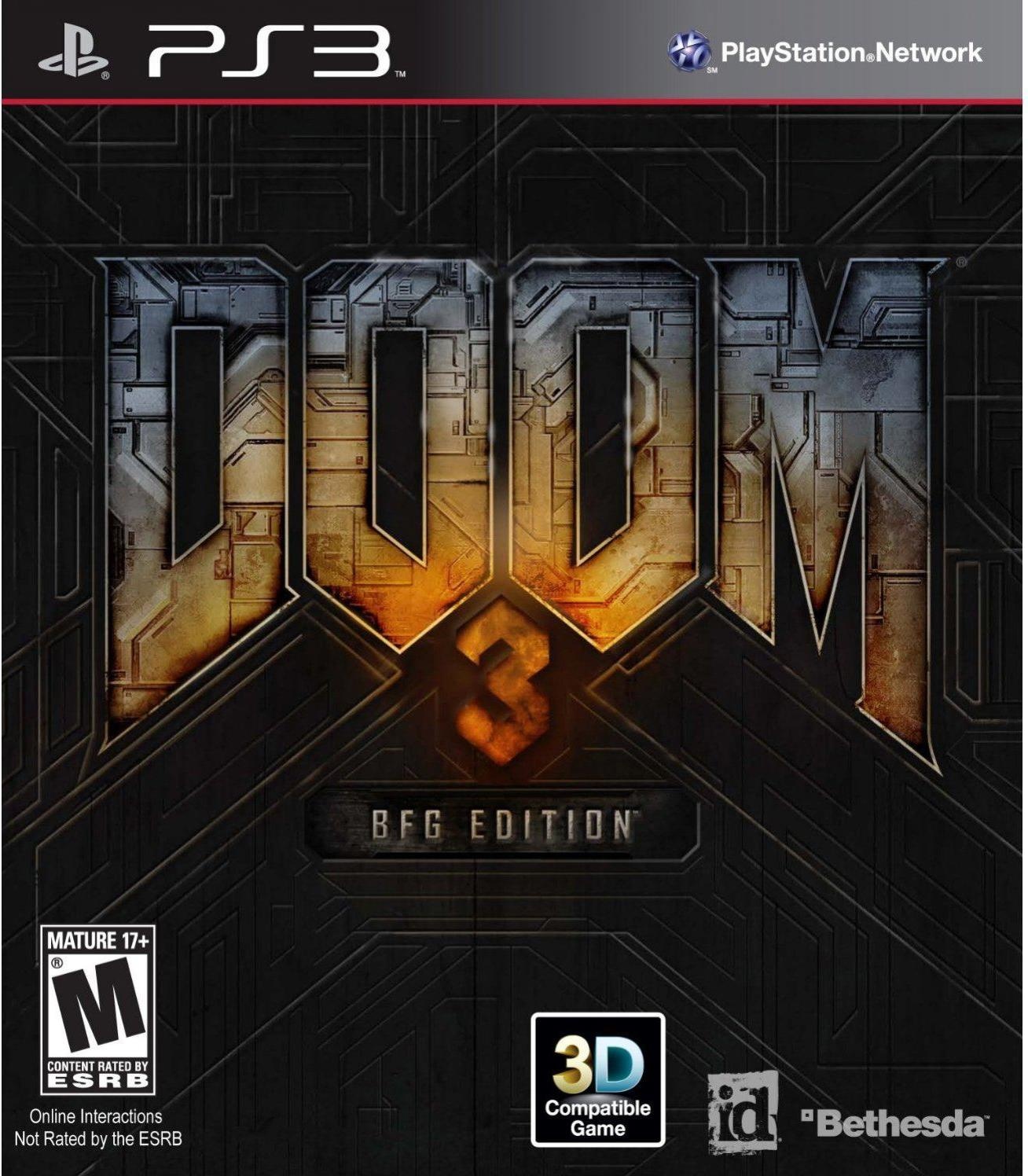 Bethesda, Doom 3 BFG Edition, PS3 PlayStation 3
