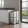 Relaxdays Mülltrennsystem 60 l Silber