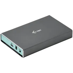 I-TEC USB-C MySafe Festplattengehaeuse für 2x SATA M.2 Festplatten