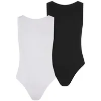 URBAN CLASSICS Body Ladies Rib Tank Body 2-Pack, 2er Pack gerippter Tank Body für Frauen, erhältlich in verschiedenen Farben, Größen XS-5XL - 3XL