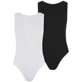URBAN CLASSICS Body Ladies Rib Tank Body 2-Pack, 2er Pack gerippter Tank Body für Frauen, erhältlich in verschiedenen Farben, Größen XS-5XL - 3XL