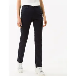 5-Pocket-Hose BRAX "Style MARY", Damen, Gr. 50, Normalgrößen, blau, 96% Baumwolle, 4% Elasthan, Hosen 5-Pocket-Hose