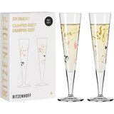 Ritzenhoff & Breker Ritzenhoff Goldnacht F23 Inhalt je 205 ml 2er Set Herzen