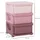 Homcom Schubladenschrank Kunststoff 37 x 37 x 56,5 cm Rosa
