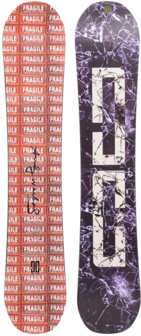 DC ANDY WARHOL PLY Snowboard 2024 red fragile - 153