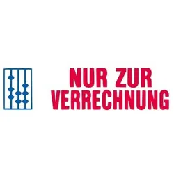 AKTION - Trodat Office Printy Textstempel "Nur zur Verrechnung" 4912 (47x18 mm)