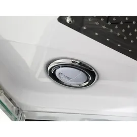 sanotechnik handelsgesellschaft m.b.h. Trend 1 Komplettdusche mit Schiebetür 90 x 215 cm schwarz Sicherheitsglas