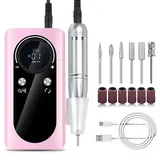 45000RPM Drill With LCD Screen Electric Drill Machine Set File Machine For Acrylic Gels Nails Manicures