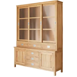 Tikamoon Geschirrschrank 162 x 210 x 46 cm Beige
