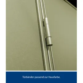 Hörmann Gerätehaus Berry Modern 2,48 x 1,53 m Schilfgrün