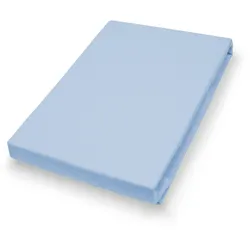Spannbettlaken Jersey BLUE sky - blau