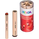 Heyda Stempel Set Mix & Match Herzen Holz 5 St.