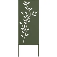 VidaXL Garten dekoratives Panel Olivgrün 50 x 140 cm
