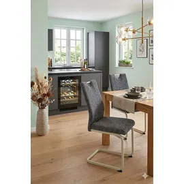 Hela Freischwinger TIVOLI Polyester grau 4er Set