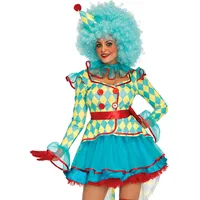 LEG AVENUE Carnival Clown Kostüm, vielfarbig, Größe: Large (EUR 40)