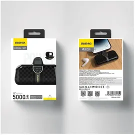 DUDAO K20S Mini-Powerbank in Form einer Tasche 5000 mAh / externer Akku - i-Phone Schwarz