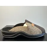 Rohde Herren Filz Pantolette Gr. 42 Mocca Pantoffel Weite G 2731