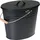 Kamino Flam Ascheeimer Stahl 15L oval Schwarz