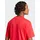 adidas ESSENTIALS SMALL LOGO SINGLE JERSEY rot L