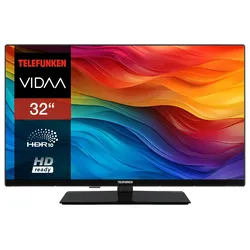 Telefunken Fernseher 32 Zoll Smart TV VIDAA XH32VP750M - HD-Ready Fernseher, HDR TV mit Triple-Tuner