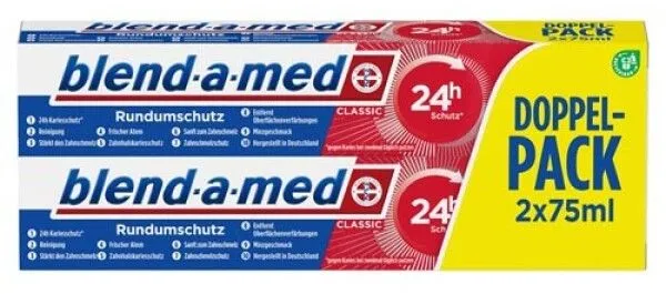 Blend-a-med Rundumschutz Classic Zahncreme 2x75 ml