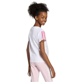 adidas Essentials T-Shirt, white/pink fusion 9-10 Years
