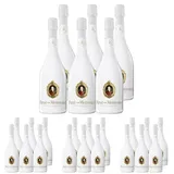Fürst von Metternich Sekt (6 x 0,75 l) – Elegante weiße Flasche, aromatisches Bouquet mit Birne, Melone und Mirabelle, fein ausbalanciert, hochwertiger Chardonnay-Cuvée aus Rheingau (Packung mit 4)