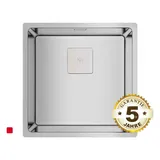 Teka FlexLinea RS15 40 links flächenbündig Edelstahl silber Handbetätigung 440 x 400 mm