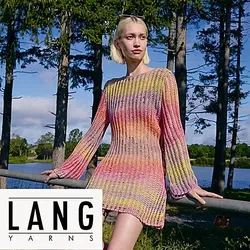 Strickanleitung – Kleid "Cataleya" aus Lang Yarns Illusion