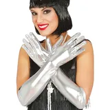 Fiestas Guirca Handschuhe 44 cm Silber