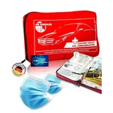DR.KUECHLER MEDICAL KFZ-Verbandtasche Qualitäts- KFZ Verbandstasche, Auto, PKW Verbandskasten 2023 rot