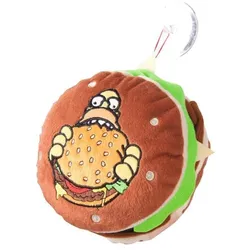 The Simpsons - Kissen mit Saugnapf "Hamburger" - 18 cm