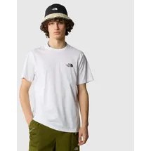 The North Face S/S Simple Dome Tee T-Shirt mit Label-Print Modell Weiss, L
