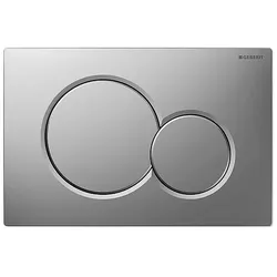 Geberit Betätigungsplatte SIGMA01 matt-chrom, 2-Mengen-Spülung - 115770JQ5
