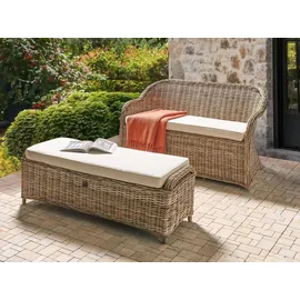 Beliani Gartenbank 141 x 0 x 0 cm Naturfarben