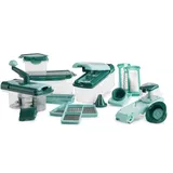 Nicer Dicer Fusion Julietti inkl. Gratis Reib-Einsätze und Nicer Twist (Set 34-tlg.)