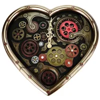 vogler joh. vogler gmbh Steampunk Wanduhr Steampunkherz - bronziert by Veronese