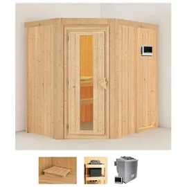 Karibu Clara inkl. 9 kW Ofen + ext. Steuerung